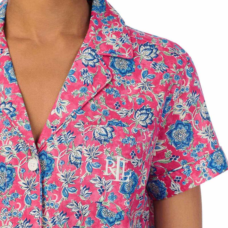 Lauren Ralph Lauren Classic Lawn S/S Notch Collar Boxer Set image number 2